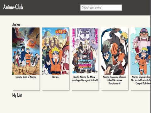 ANIME SEARCH APP USING REACT LIBRARY